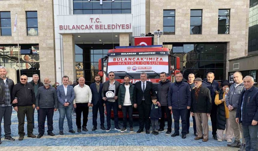 Bulancak Belediyesi itfaiye filosunu güçlendiriyor