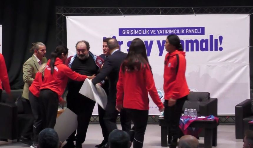 İşadamı Nevzat Aydın “Girişimcilik ve Yatırım’ panelinde fenalaştı