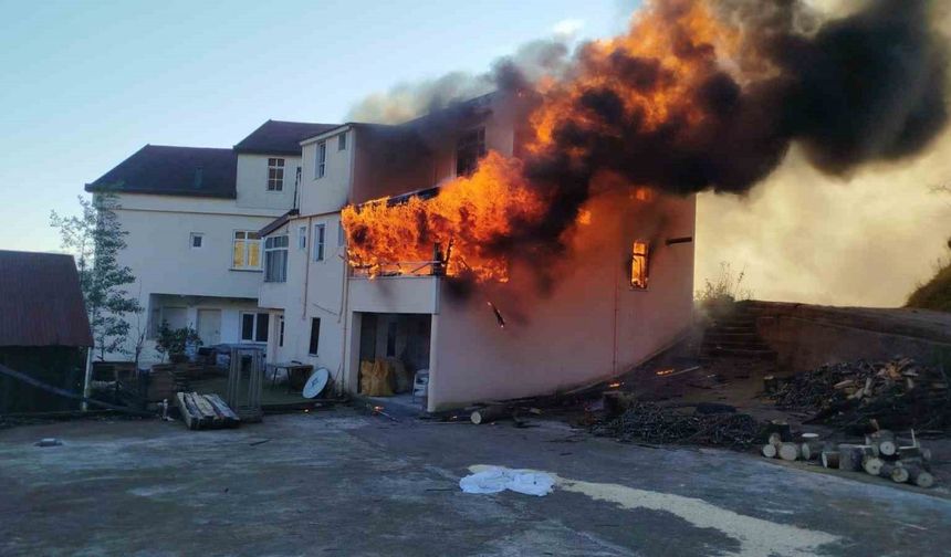 Ordu’da yangın: 94 yaşındaki kadın hayatını kaybetti, 2 ev tamamen yandı