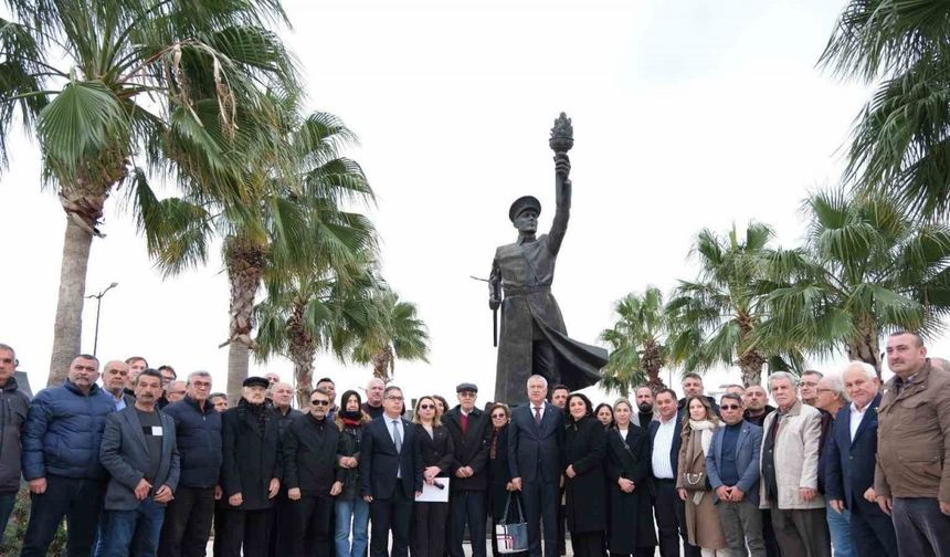 Şehit Asteğmen Kubilay, Kozan’da adına yapılan meydan ve anıtın önünde anıldı