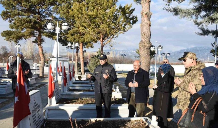 Şehit Polis Memuru Hakan Can şehadetinin 7. sene-i devriyesinde unutulmadı