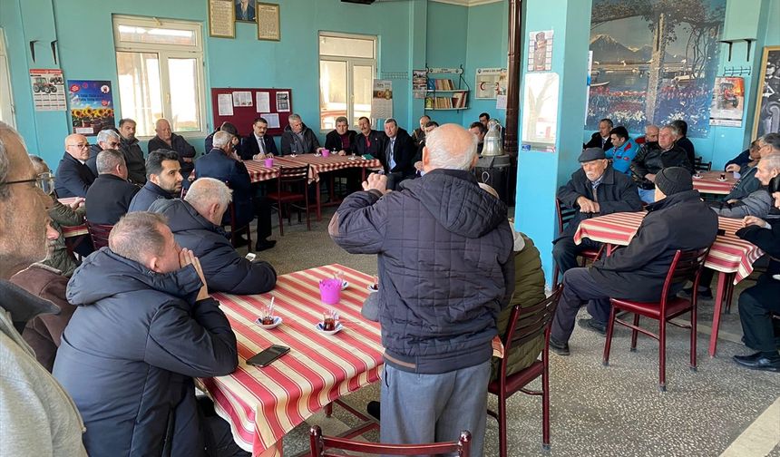 Lalapaşa Kaymakamı Yılmaz Sinanköy köyünde ziyaretlerde bulundu