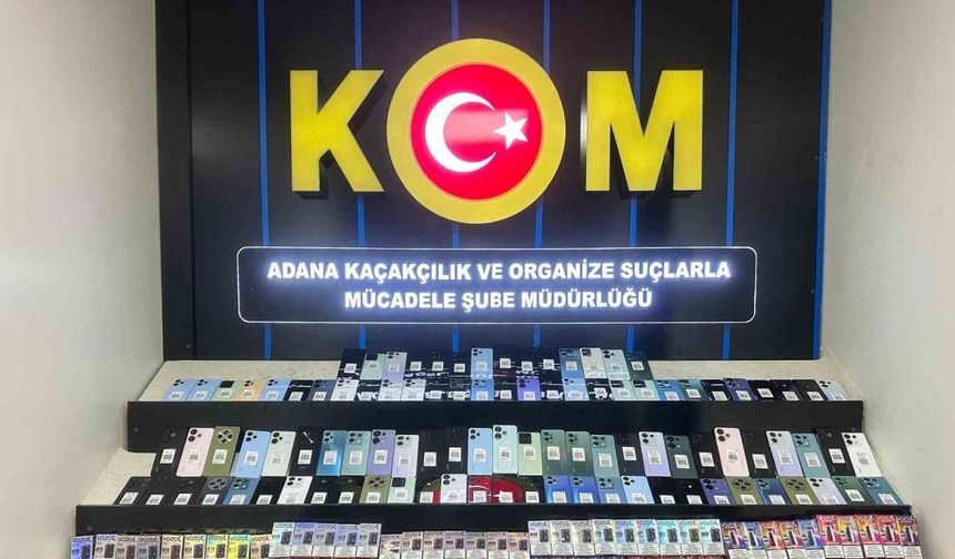 Adana’da kaçakçılık operasyonu