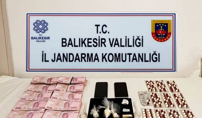 Balıkesir’de 8 ilçede uyuşturucu operasyonu: 7 tutuklama