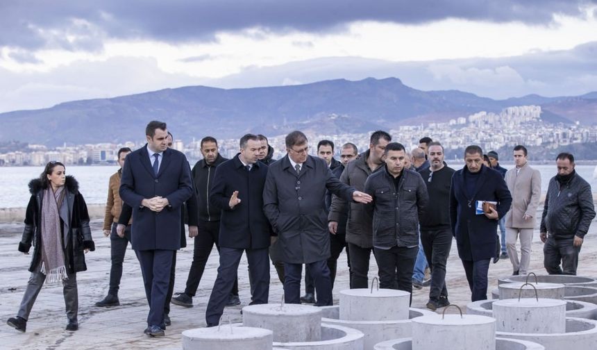 Başkan Tugay Kordon’daki çalışmaları inceledi