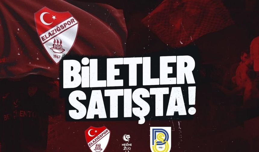 Belediye Derincespor maçı biletleri satışta