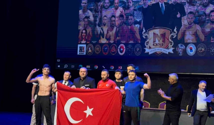 Kick Boks turnuvasındaki başarısı ilçede sevinçle karşılandı