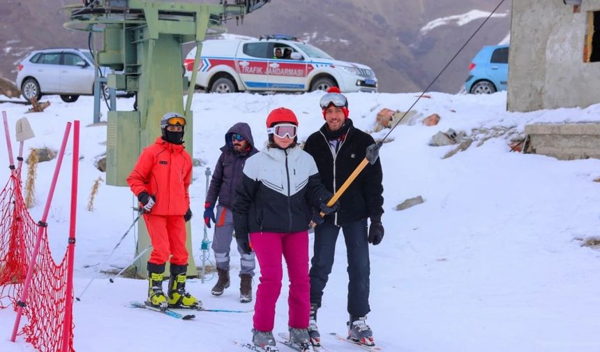 Kop Kayak Merkezi sömestir tatilinde ilgi odağı