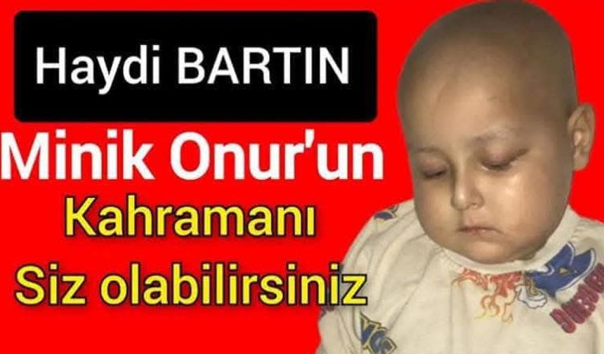 Lösemi hastası küçük Onur için kan bağış kampanyası düzenlendi