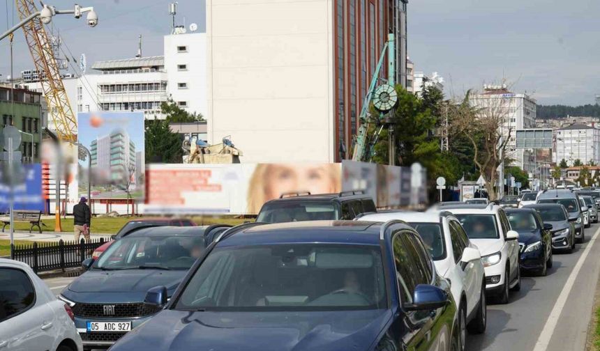 Samsun’da trafiğe kayıtlı motorlu taşıt sayısı yarım milyona yaklaştı