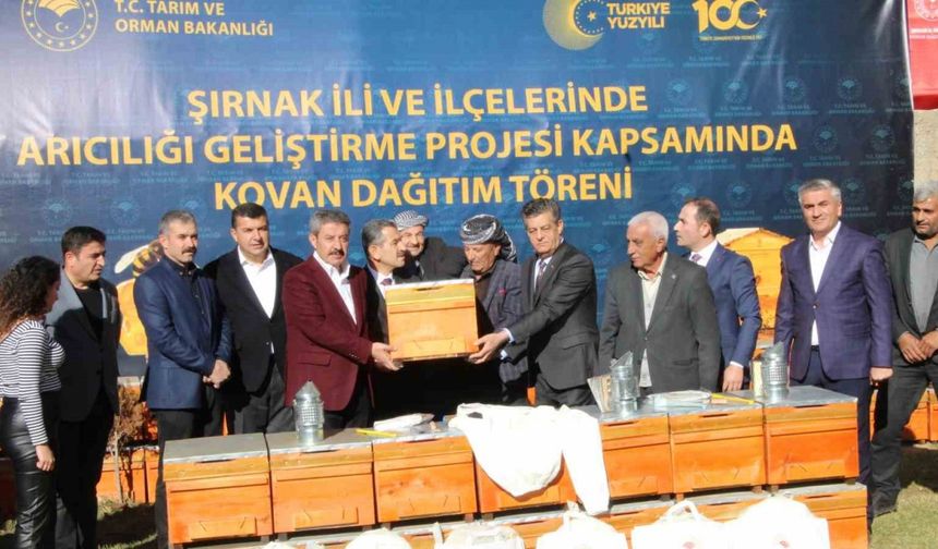 Şırnak’ta yılda 710 ton bal üretilecek