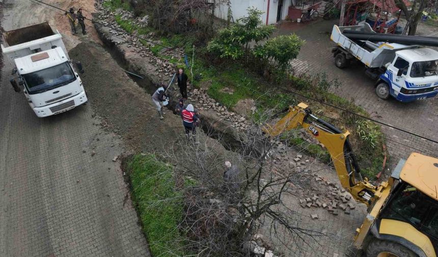 Yeni altyapı çalışmalarıyla 40 yıllık sorun çözüldü