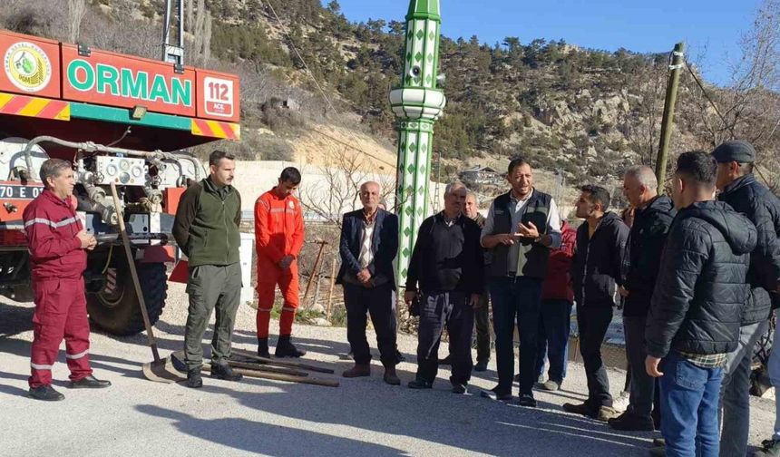 Beyşehir’de orman yangınları ile mücadele için seferberlik