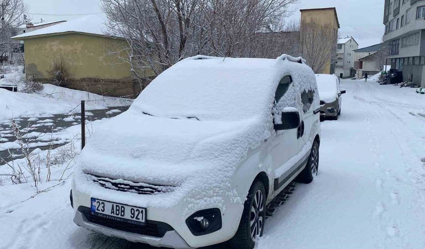 Bir hafta önce bahar temizliği yapılan ilçe kara teslim oldu