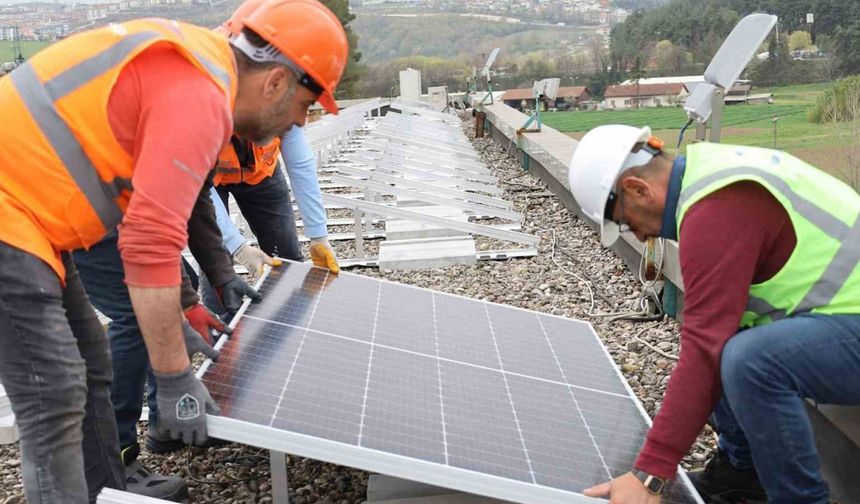 GES projesinde çalışmalar başladı: Yılda 4 buçuk milyon TL tasarruf sağlanacak
