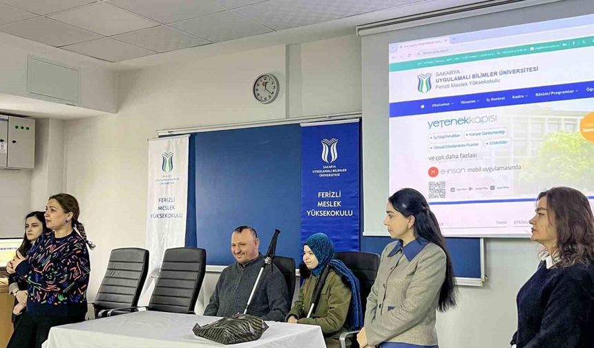 Görme engellilerin yaşamına dikkat çektiler