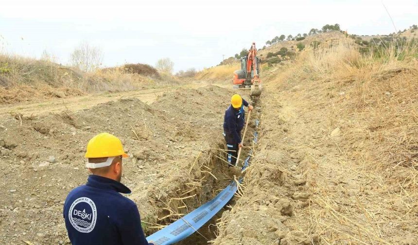 Kaklık’ta asbest borular tarihe karışıyor