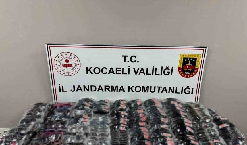 Kocaeli’de 2 bin sahte güneş gözlüğü ele geçirildi