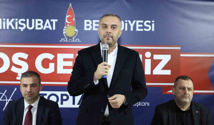Onikişubat Belediye Başkanı Toptaş: "Davamıza olan sadakatimiz hiçbir zaman değişmeyecek"