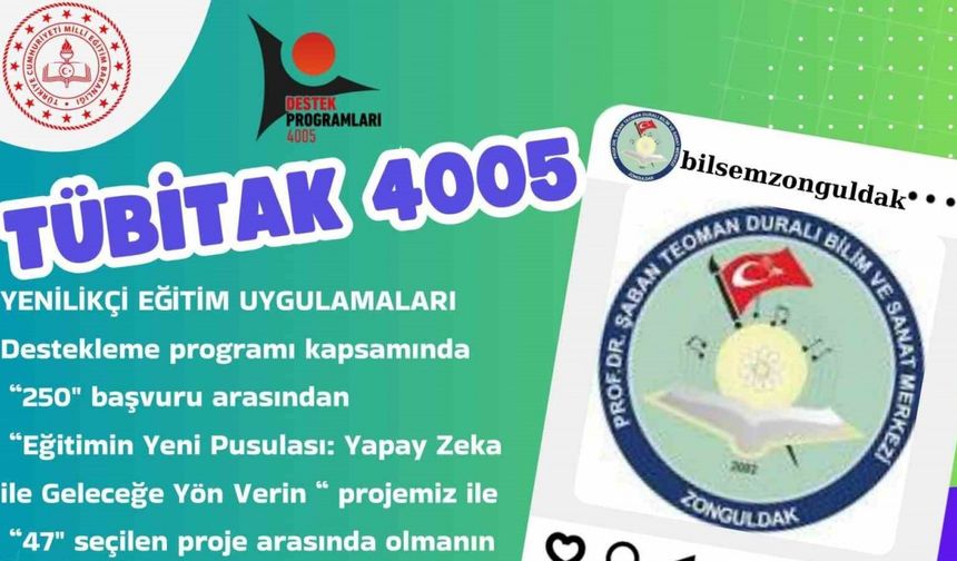 Prof. Dr. Şaban Teoman Duralı Bilim ve Sanat Merkezi’nden büyük başarı