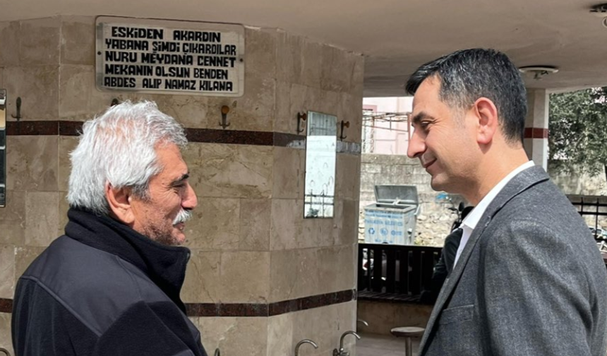 Başkan Akın vatandaşla buluştu