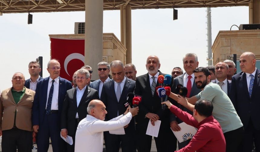 11 ticaret odası ve ticaret borsasından ortak çağrı: "13 yıldır kapalı olan Nusaybin Gümrük Kapısı açılsın"