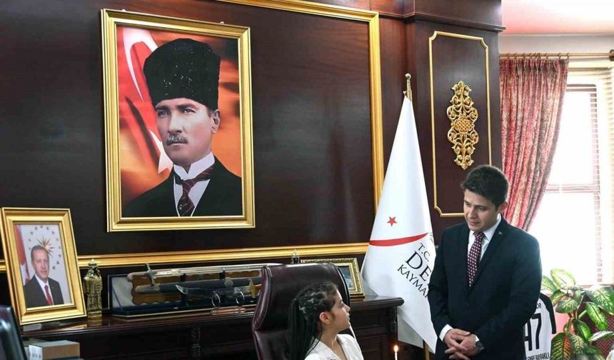 Derik’te öğrencinin duygu dolu mektubuna Kaymakam Bayraklı kayıtsız kalmadı