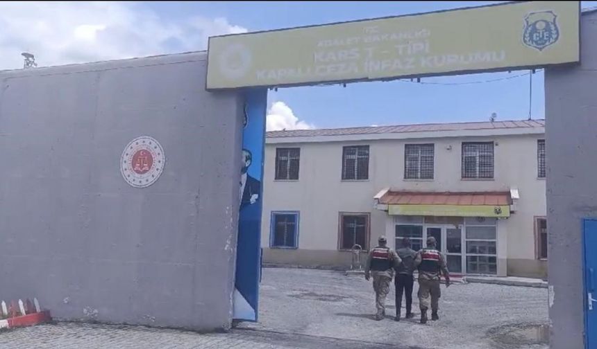 Kars’ta hakkında 4 yıl hapis cezası bulunan 1 kişi yakalandı