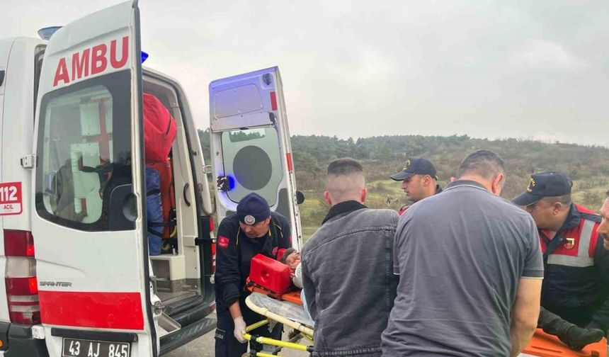 Tavşanlı’da trafik kazası 1 yaralı