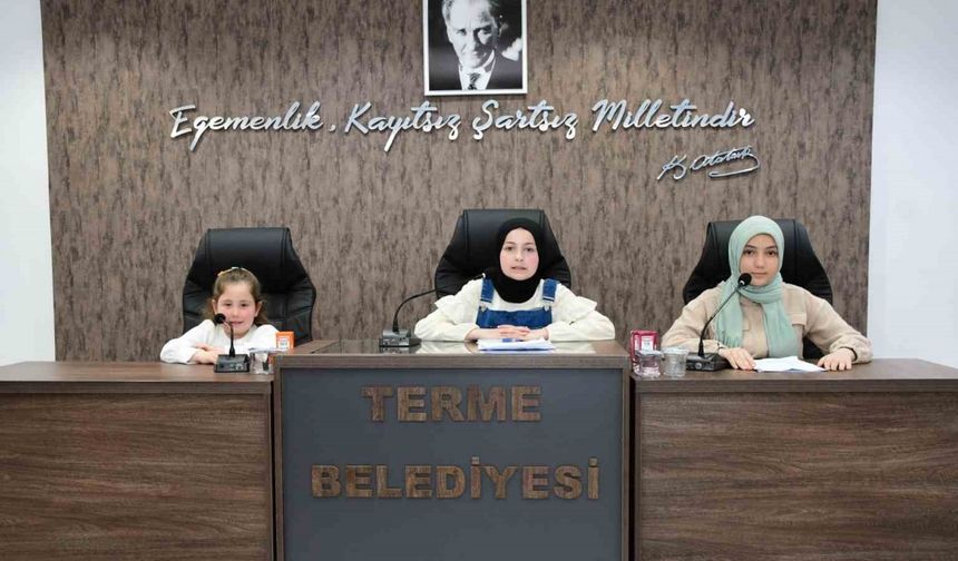 Terme’de ilk: ‘Çocuk Meclisi’