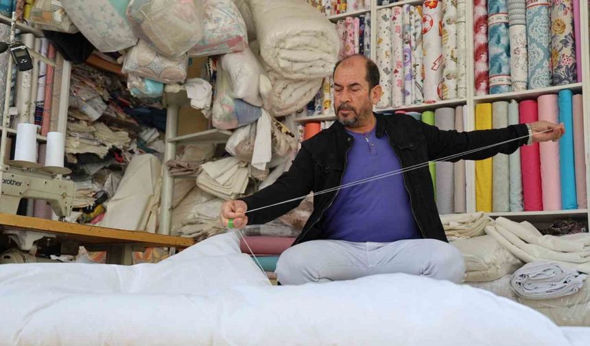 Yorgan işçiliği makineye yenik düştü