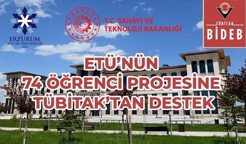 ETÜ’ 74 öğrenci projesine destek aldı