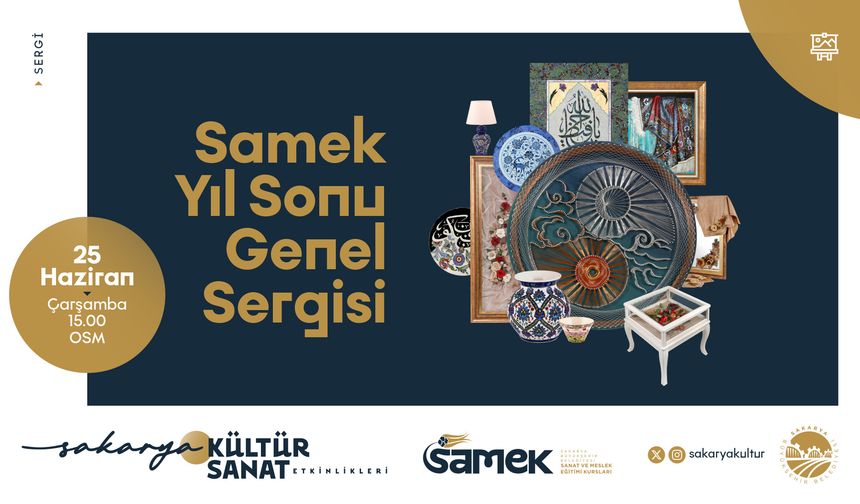 SAMEK kursiyerlerinin eserleri OSM’de sanatseverlerle buluşacak
