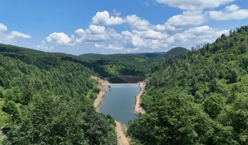 Ordu'da Kumru Barajı tamamlandı 