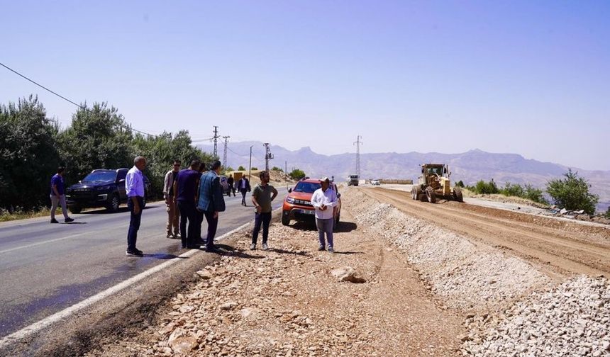 Başkan Yarka, Şırnak-Siirt yol yapım çalışmalarına inceleme