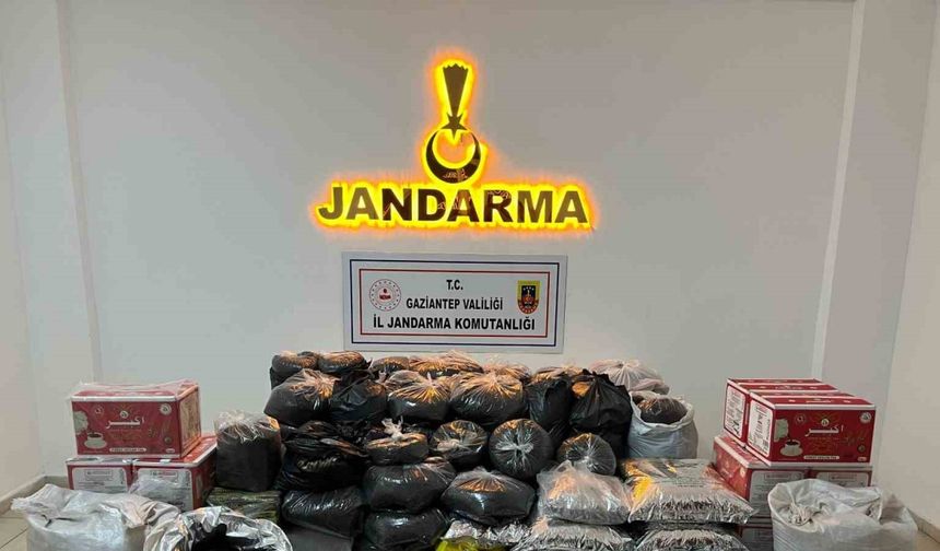 Gaziantep’te 300 kilo kaçak çay ele geçirildi
