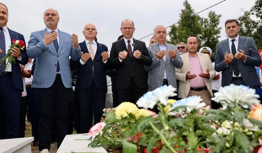 Giresun’da 15 Temmuz Şehidi İsmail Kefal, Kabri başında anıldı