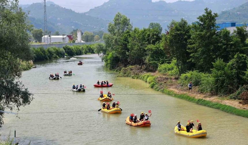 Giresun’da Rafting Türkiye Şampiyonası heyecanı