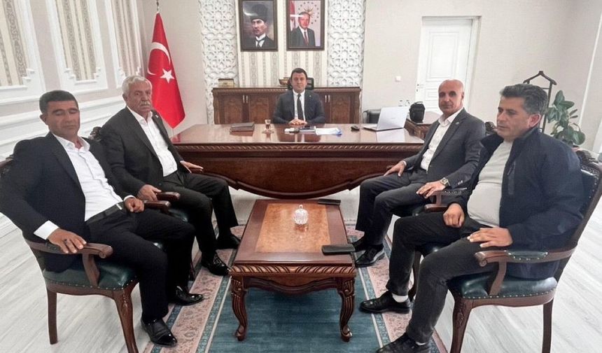 İl Meclis Üyelerinden Kaymakam Dertlioğlu’na ziyaret