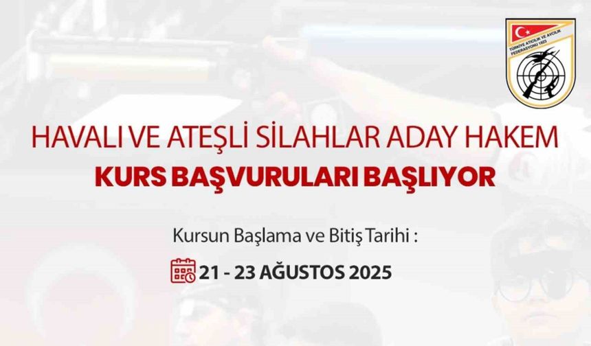 Elazığ’da aday hakem kursu düzenlenecek