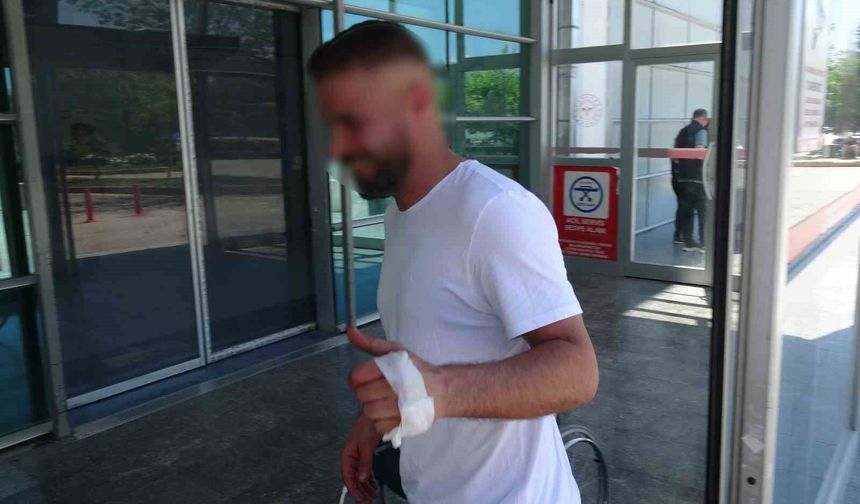 Malatya'da acemi kasaplar hastanelere koştu