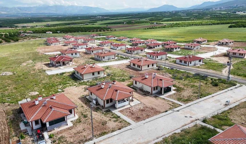 Malatya'da depremin yıktığı mahalle yeniden ayağa kaldırıldı