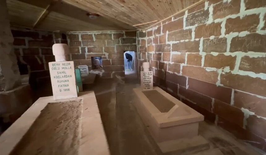 Muş'ta bayram öncesi türbe temizliği