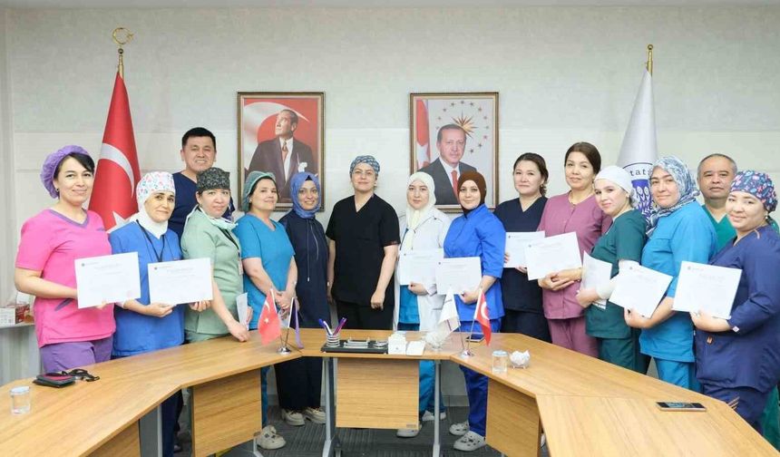 Özbekistanlı sağlık profesyonellerine destek