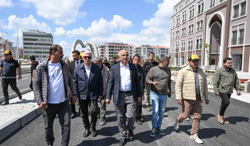 Turgut Temelli Caddesi trafiğe açıldı