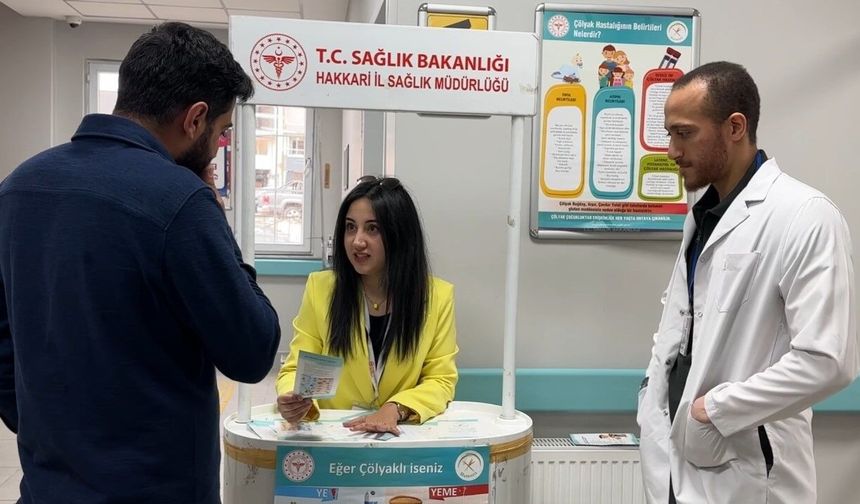 Yüksekova'da 'sessiz tehlike' mesaisi: Her 100 kişiden biri risk altında