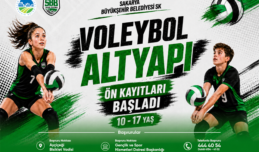 Büyükşehir Voleybol altyapısında yeni dönem kayıtları başladı