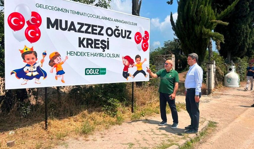 Hendek'e yeni kreş kazandırılıyor
