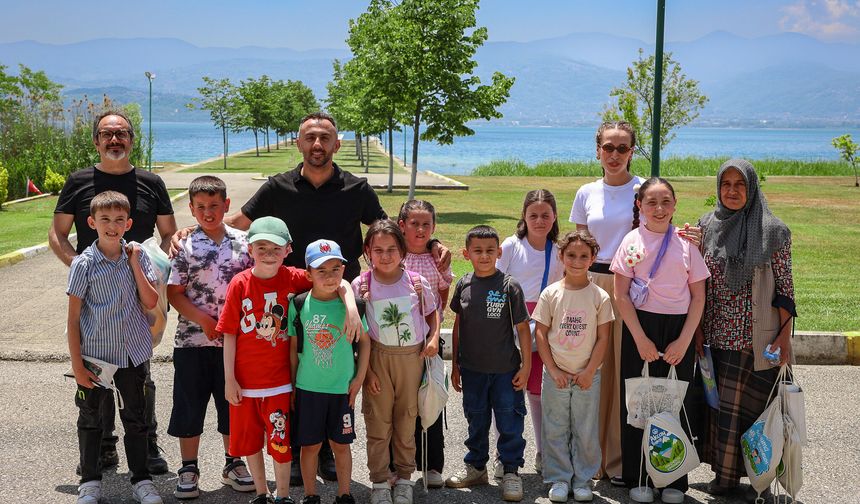 Öğrenciler Sapanca Gölü’nü ilk kez gördü