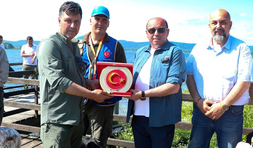 Ferizli’de Geleneksel Av Köpekleri Yarışması Büyük Akgöl’de Gerçekleştirildi